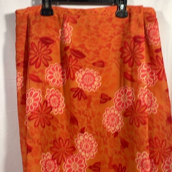 K studio orange wrap skirt - Picture 3 of 9